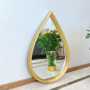 Ornamental Teardrop Mirror