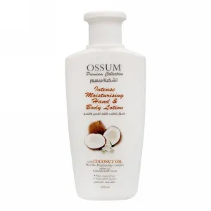 OSSUM COCONUT OIL INTENSE MOISTURISING HAND & BODY LOTION 250ML