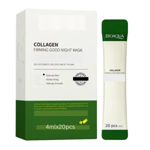 Overnight Collagen Firming Mask for Women – Hydrating Sleep Mask for Wrinkles, Fine Lines & Sagging Skin – Anti-Aging Night Gel Cream for Glowing Skin, 2 oz