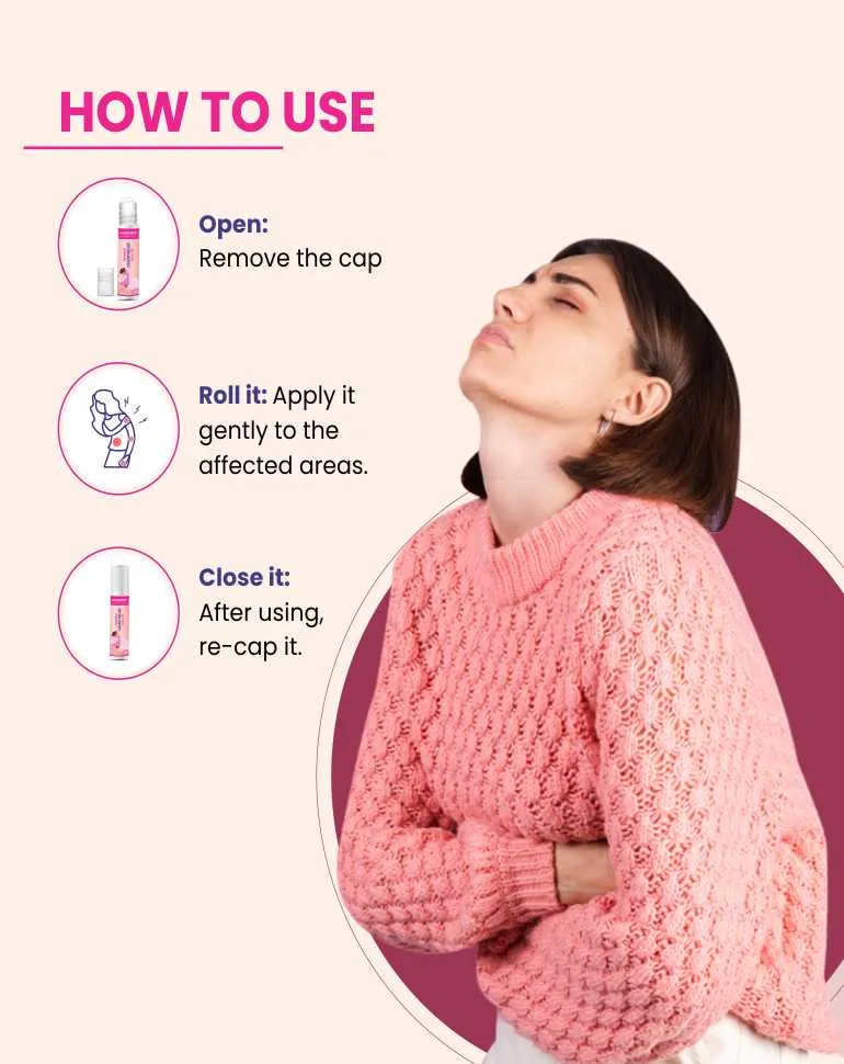 Pack Of 2 Gynocup Menstrual Cup (Free Cramp Relief Roll On)