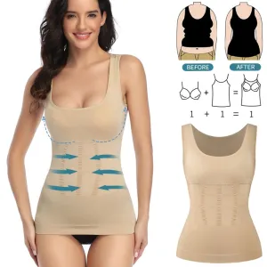 Padded Compression Slimming Camisole Tank Top
