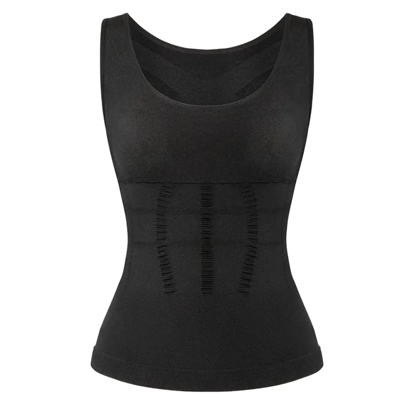 Padded Compression Slimming Camisole Tank Top