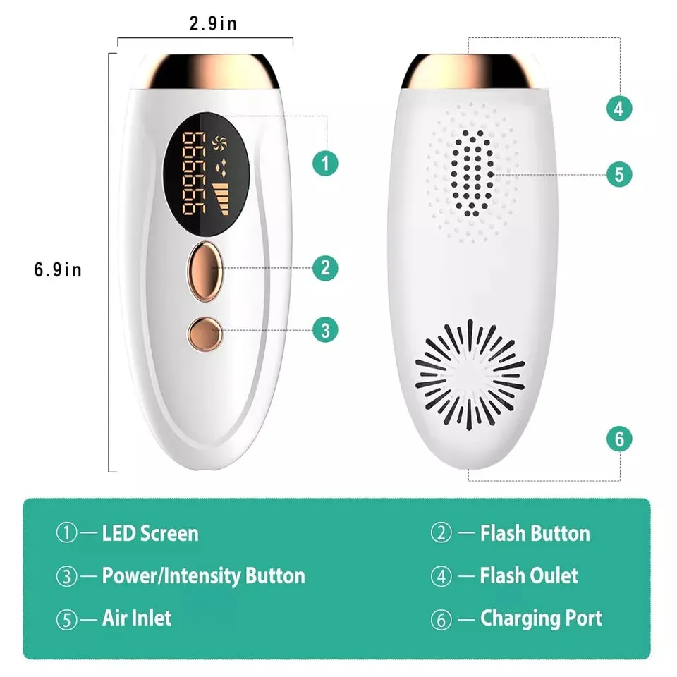 Painless Laser Hair Removal Device