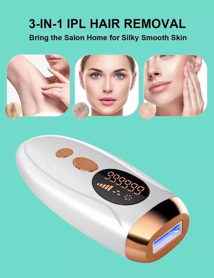 Painless Laser Hair Removal Device