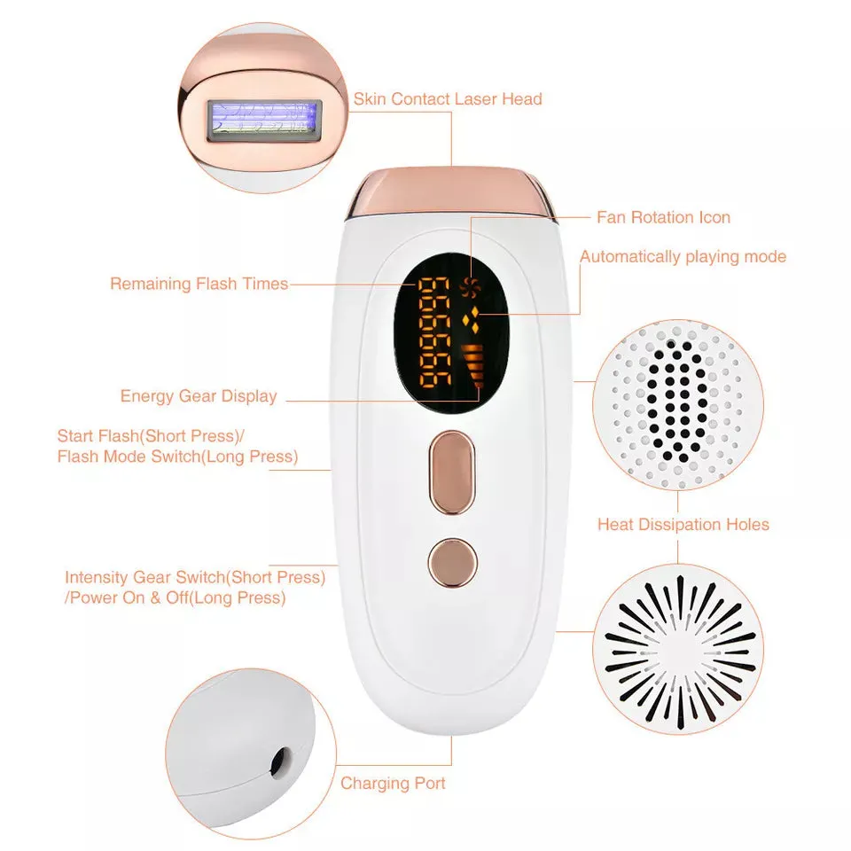 Painless Laser Hair Removal Device