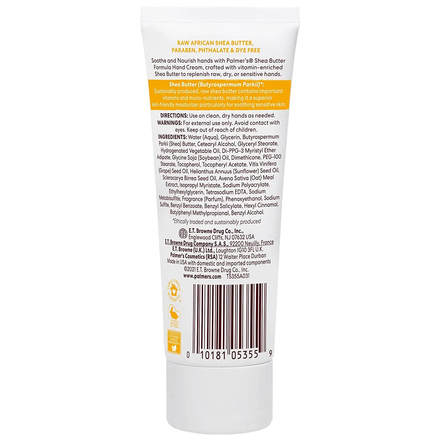 Palmer's Shea Butter Formula Raw Shea Nourish Hand Cream 3.4 oz*
