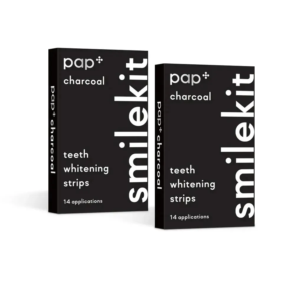 PAP  Charcoal Whitening Strips