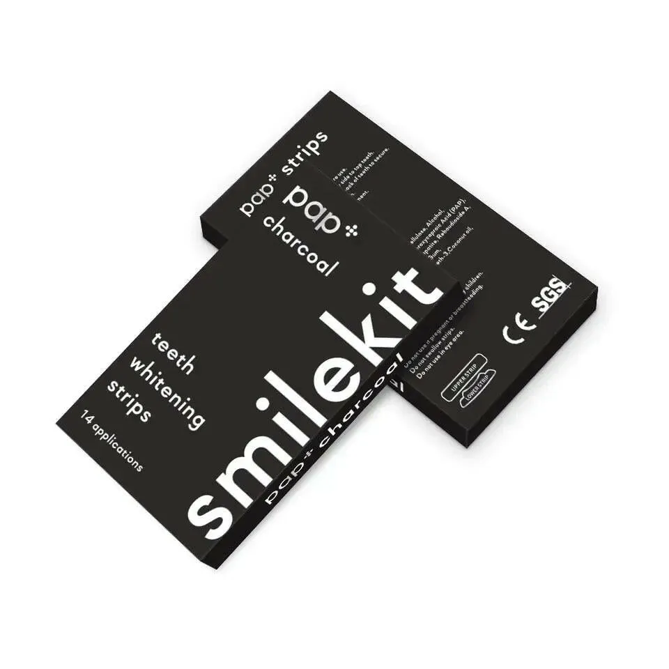 PAP  Charcoal Whitening Strips