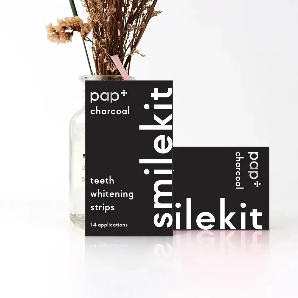 PAP  Charcoal Whitening Strips