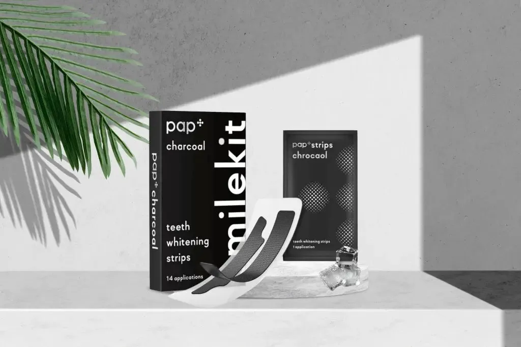PAP  Charcoal Whitening Strips