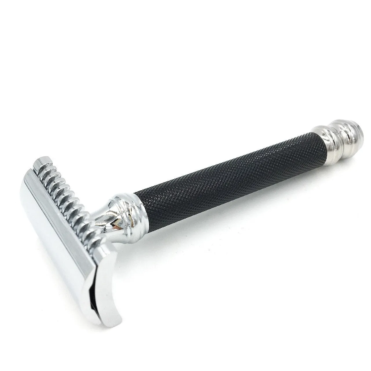 PARKER 26C OPEN COMB BLACK HANDLE SAFETY RAZOR