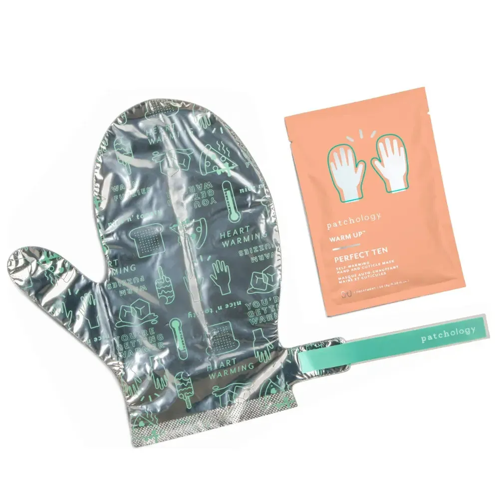 Patchology Warm Up™ Perfect 10 Self-Warming Hand and Cuticle Mask - 1 treatment/box