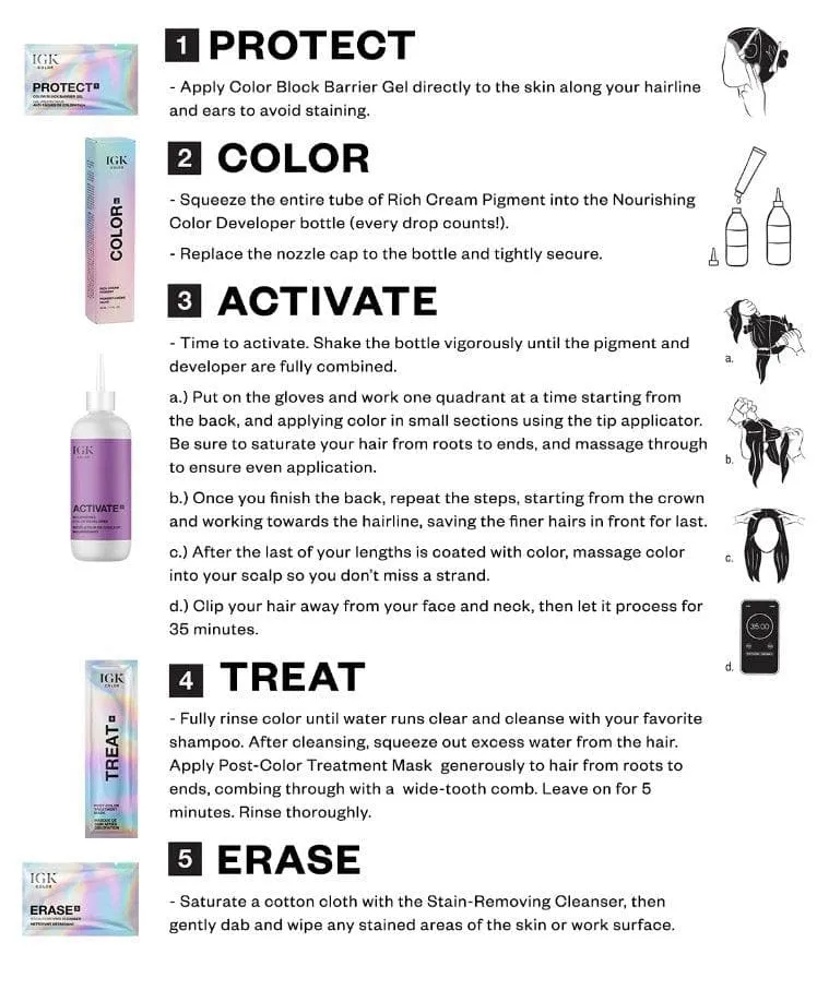 Permanent Color Kit - Trend Shades