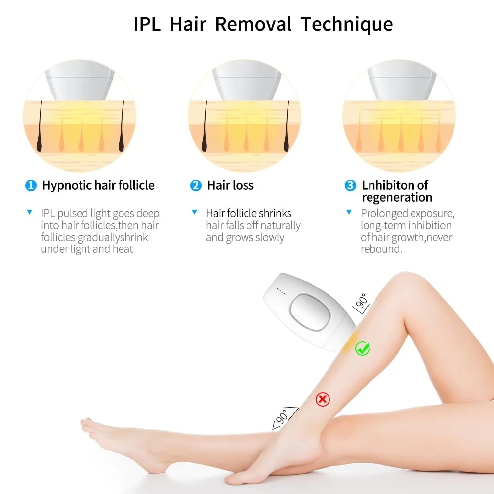 Permanent IPL Laser Hair Removal