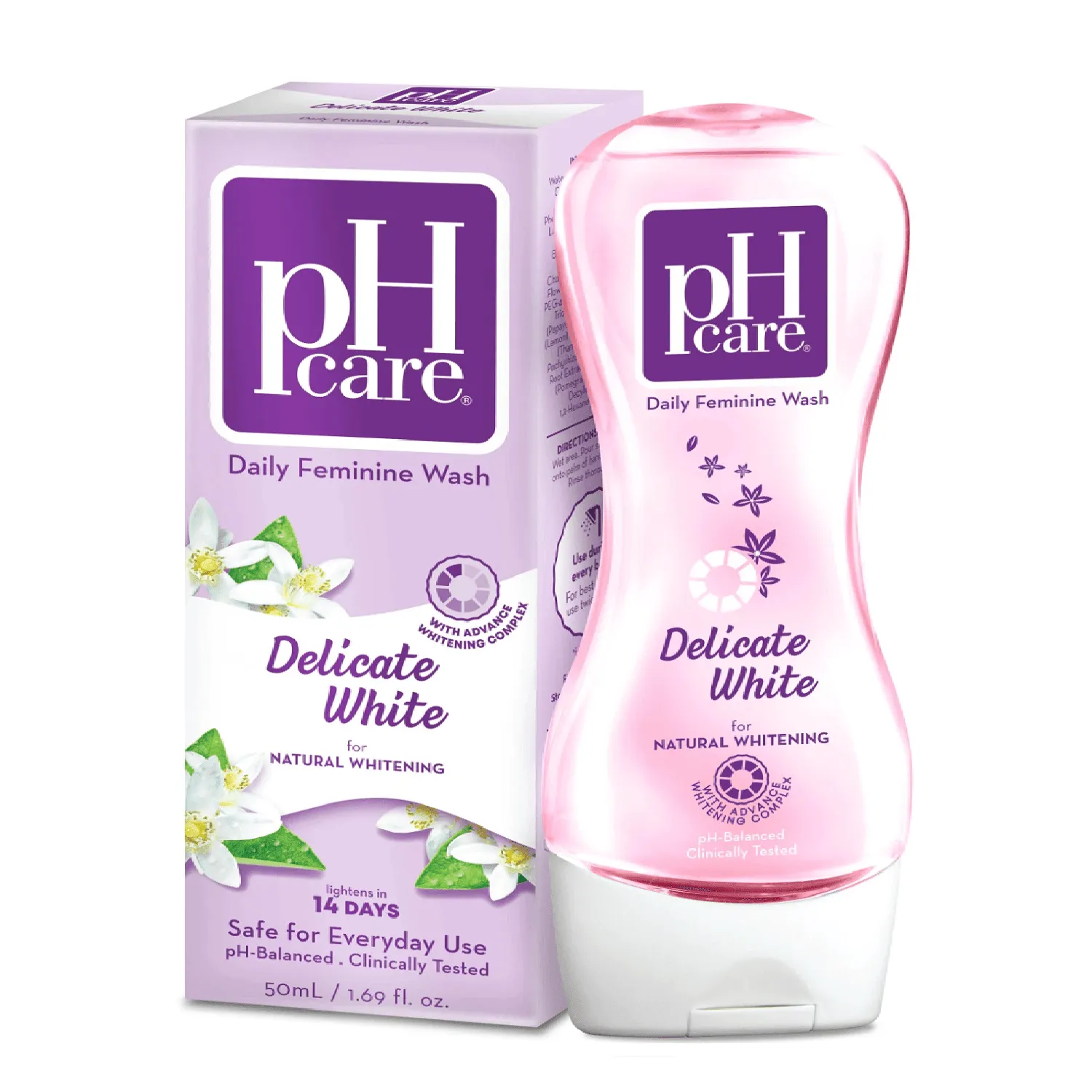 pH Care Daily Feminine Wash Delicate White - 50ml