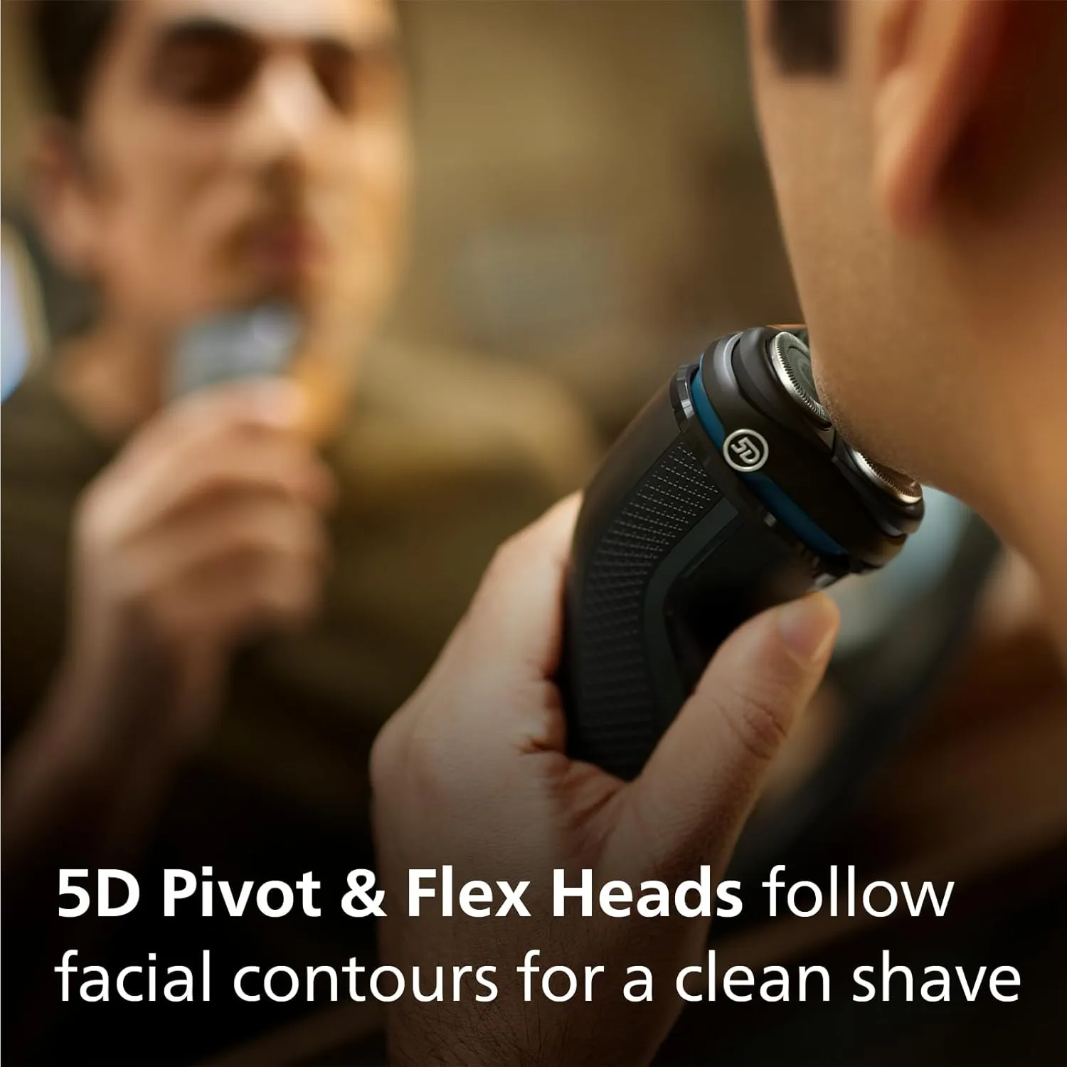 Philips 3000 Series Wet & Dry Electric Shaver for Men, SkinProtect Technology, Pop-Up Trimmer, Cordless (Model S3145/00)