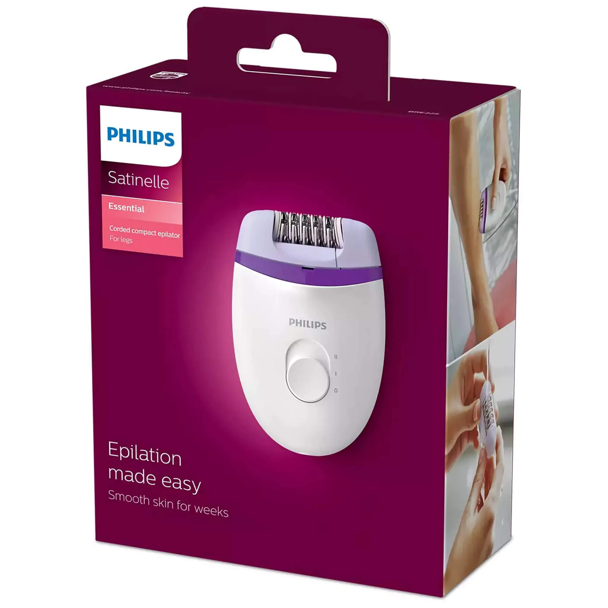 Philips Corded Compact Epilator BRE225/01