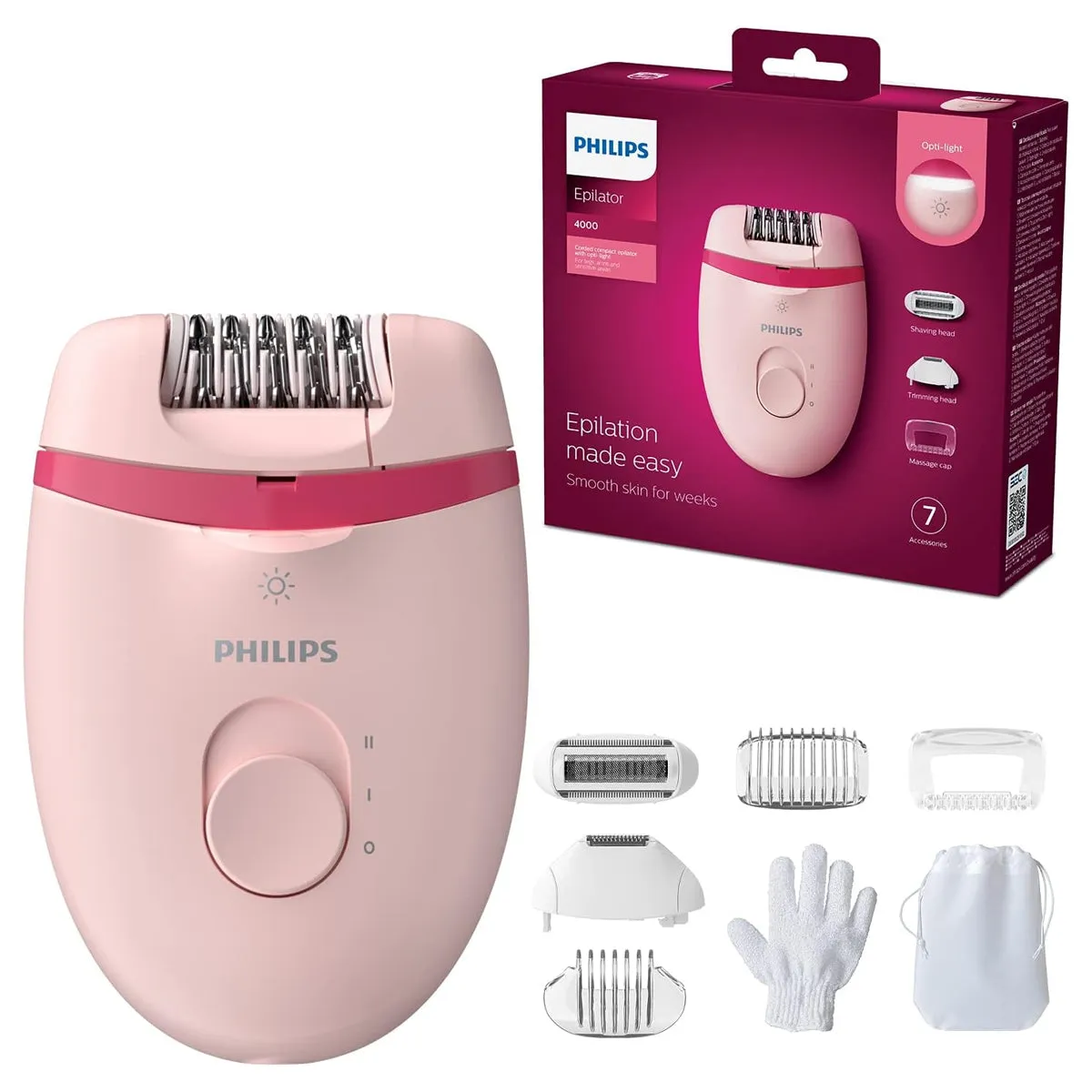 Philips Epilator With 5 Attachments