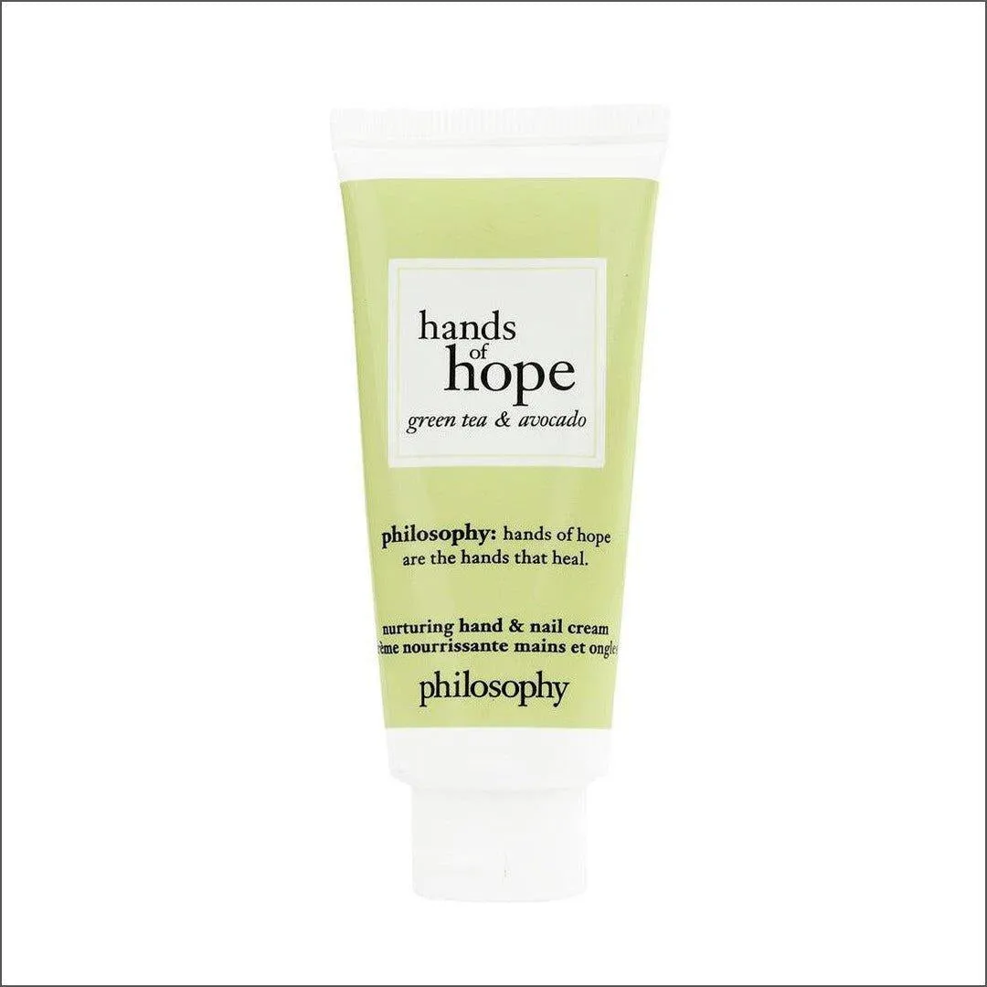 Philosophy Hands Of Hope Green Tea & Avocado Nurturing Hand & Nail Cream 30ml