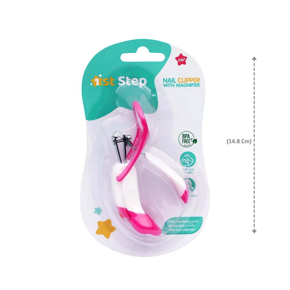 Pink Magnifying Glass Nail Clipper