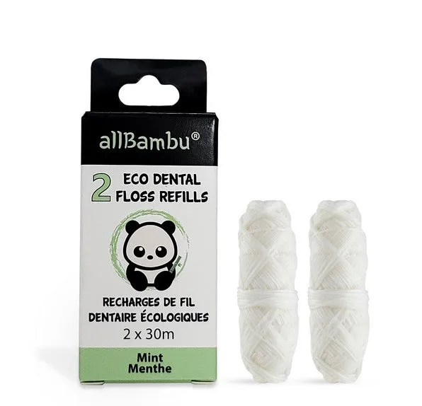 Plastic-free Eco Dental Floss by allBambu