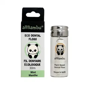Plastic-free Eco Dental Floss by allBambu