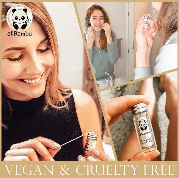 Plastic-free Eco Dental Floss by allBambu