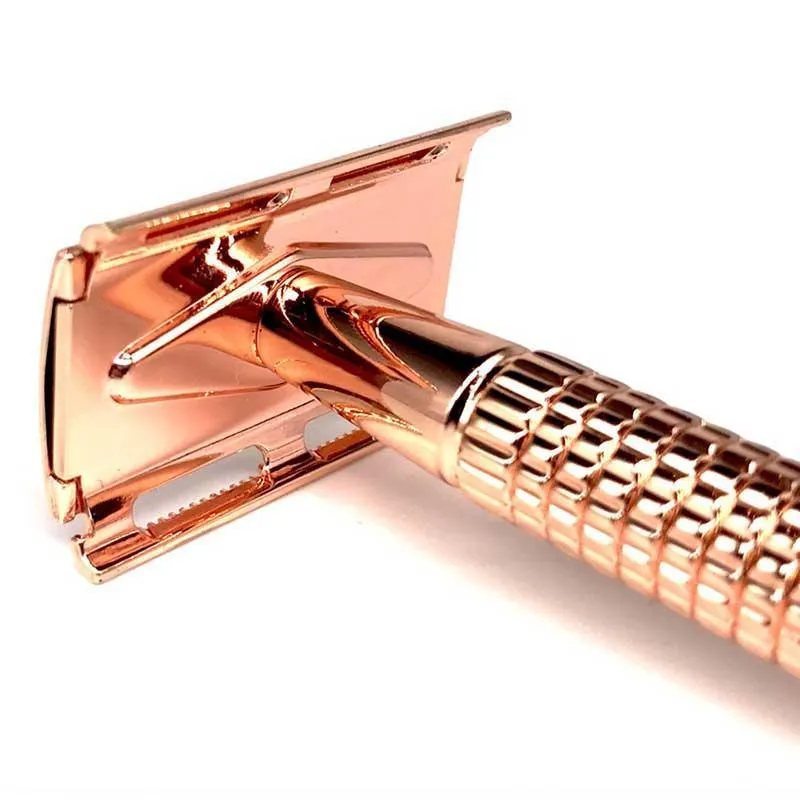 Plastic Free Safety Razor - Rose Gold