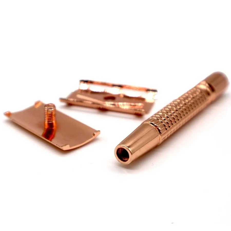 Plastic Free Safety Razor - Rose Gold