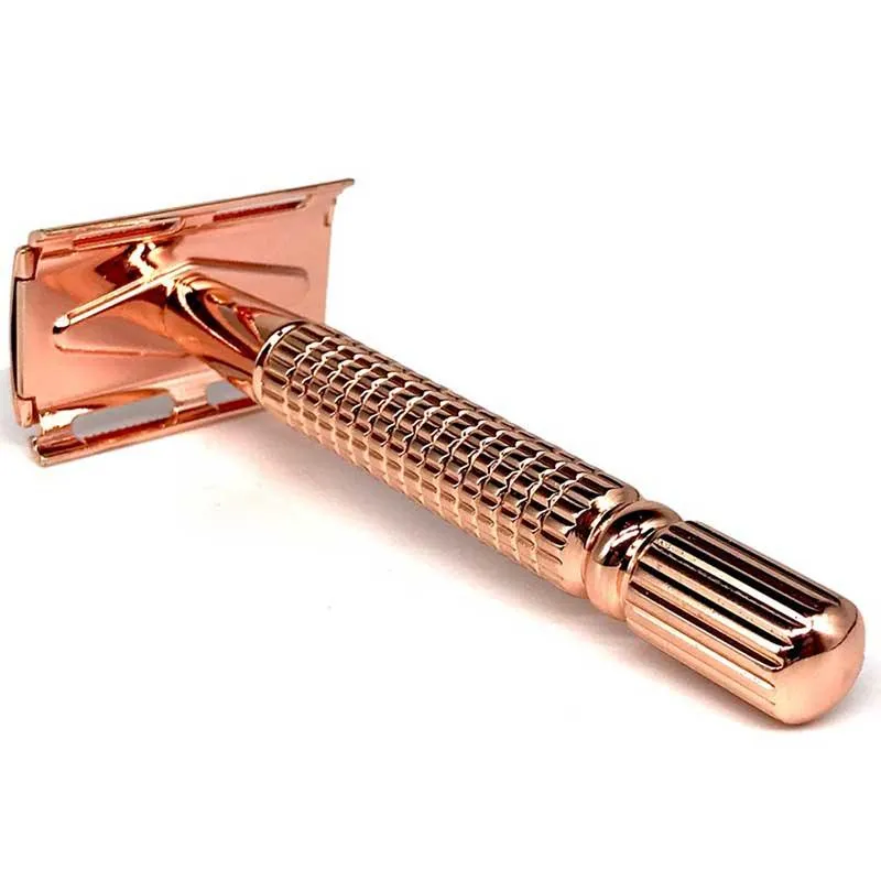 Plastic Free Safety Razor - Rose Gold