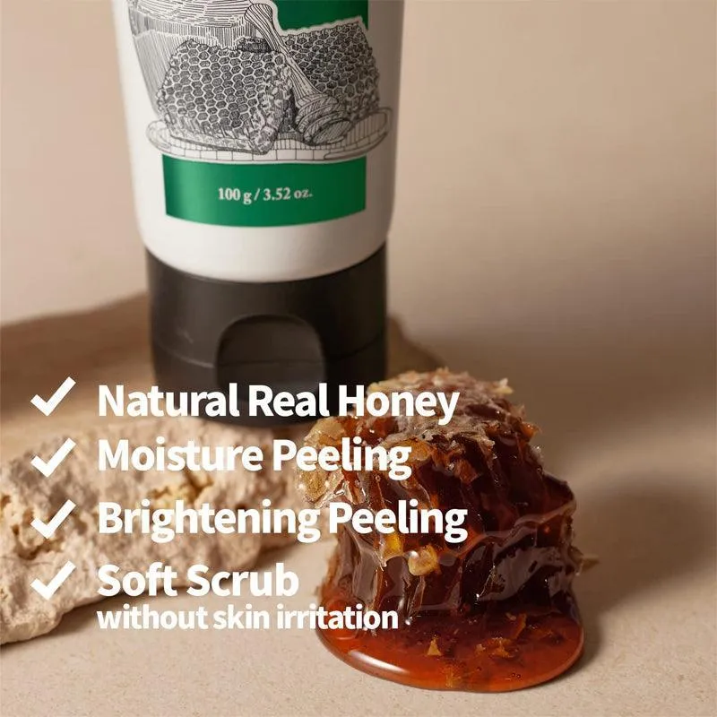 [plu] Soft Facial Scrub Honey & Sugar 100g