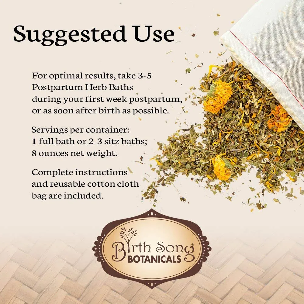 Postpartum Herb Bath