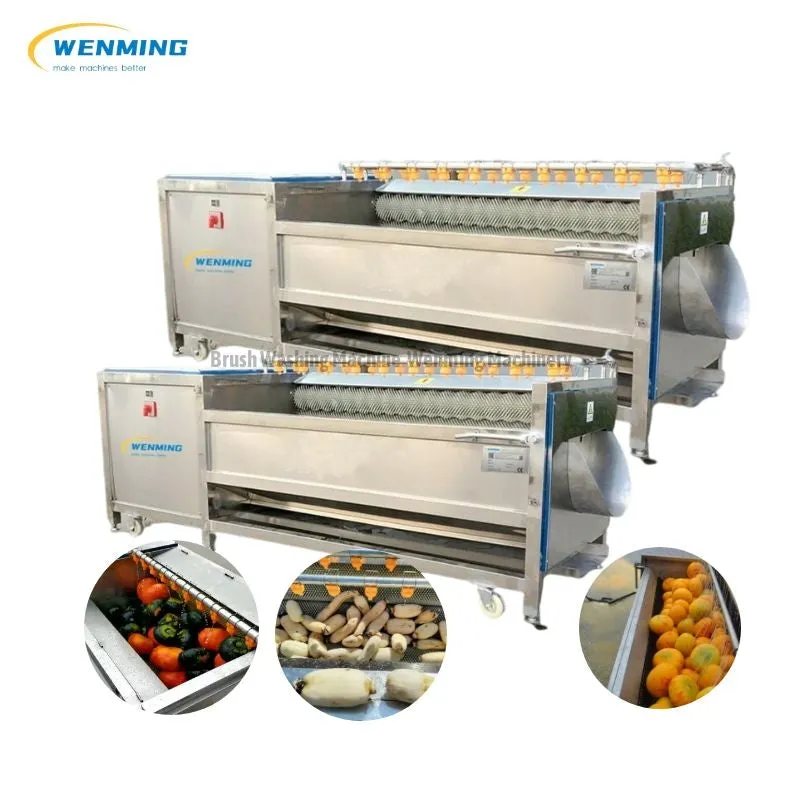 Potato Peeling Machine Brush Washing Peeling Machine