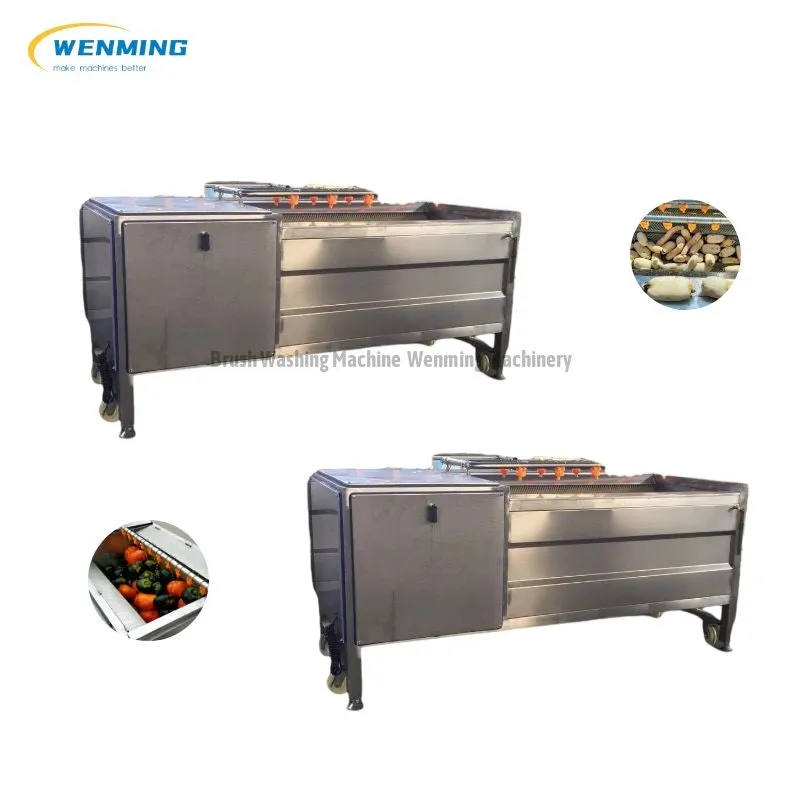 Potato Peeling Machine Brush Washing Peeling Machine