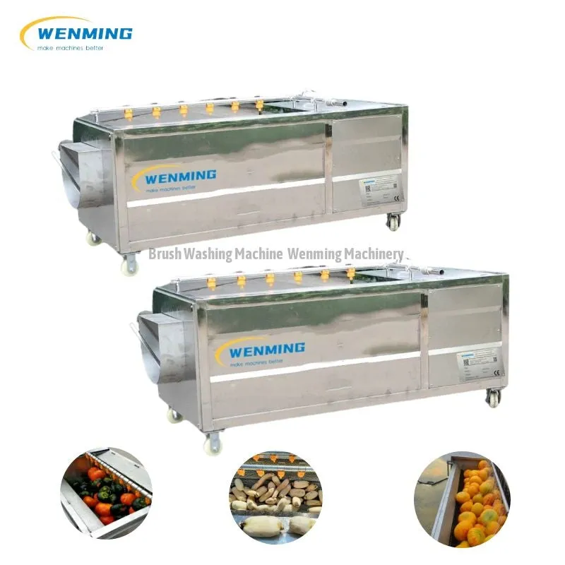 Potato Peeling Machine Brush Washing Peeling Machine