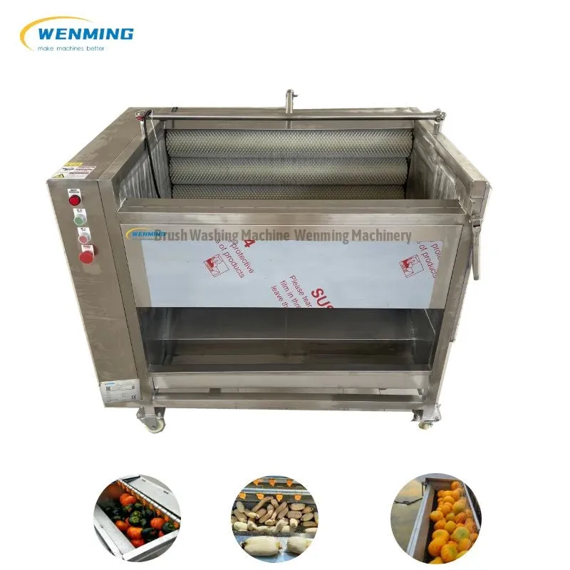 Potato Peeling Machine Brush Washing Peeling Machine