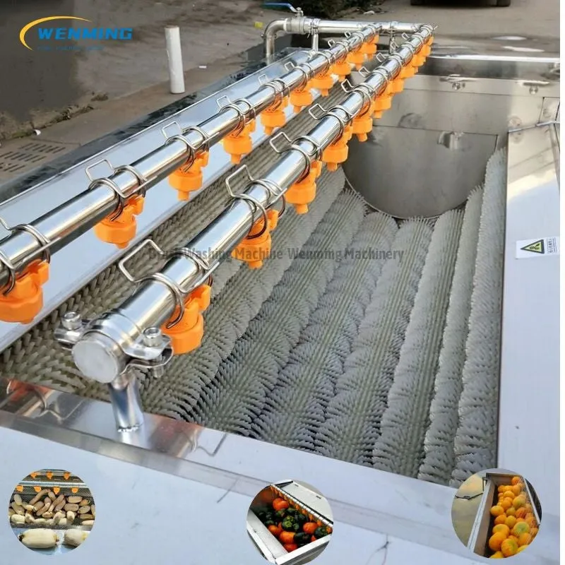 Potato Peeling Machine Brush Washing Peeling Machine