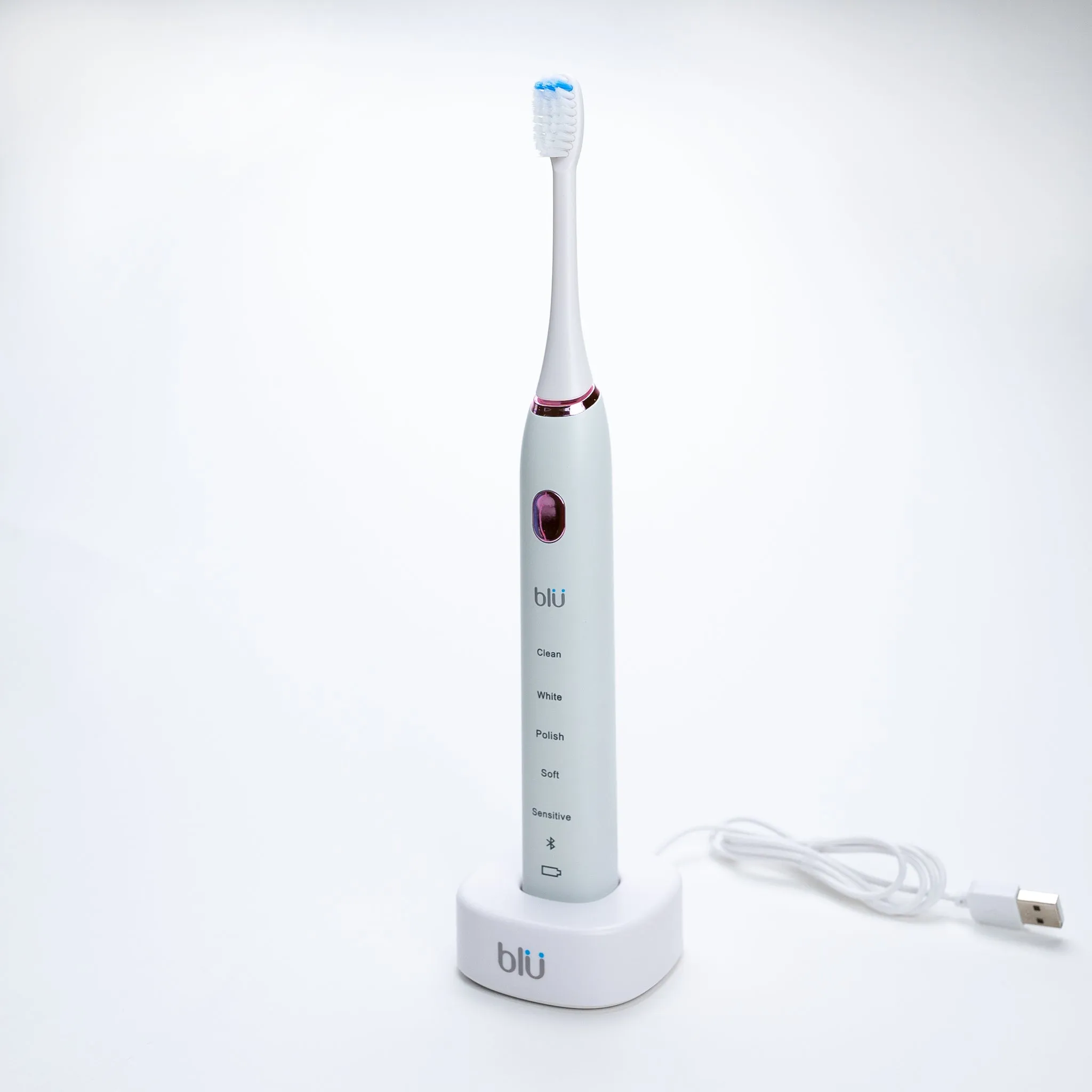 Practice Sample of BLU Smart Toothbrush and APP (White Rose)