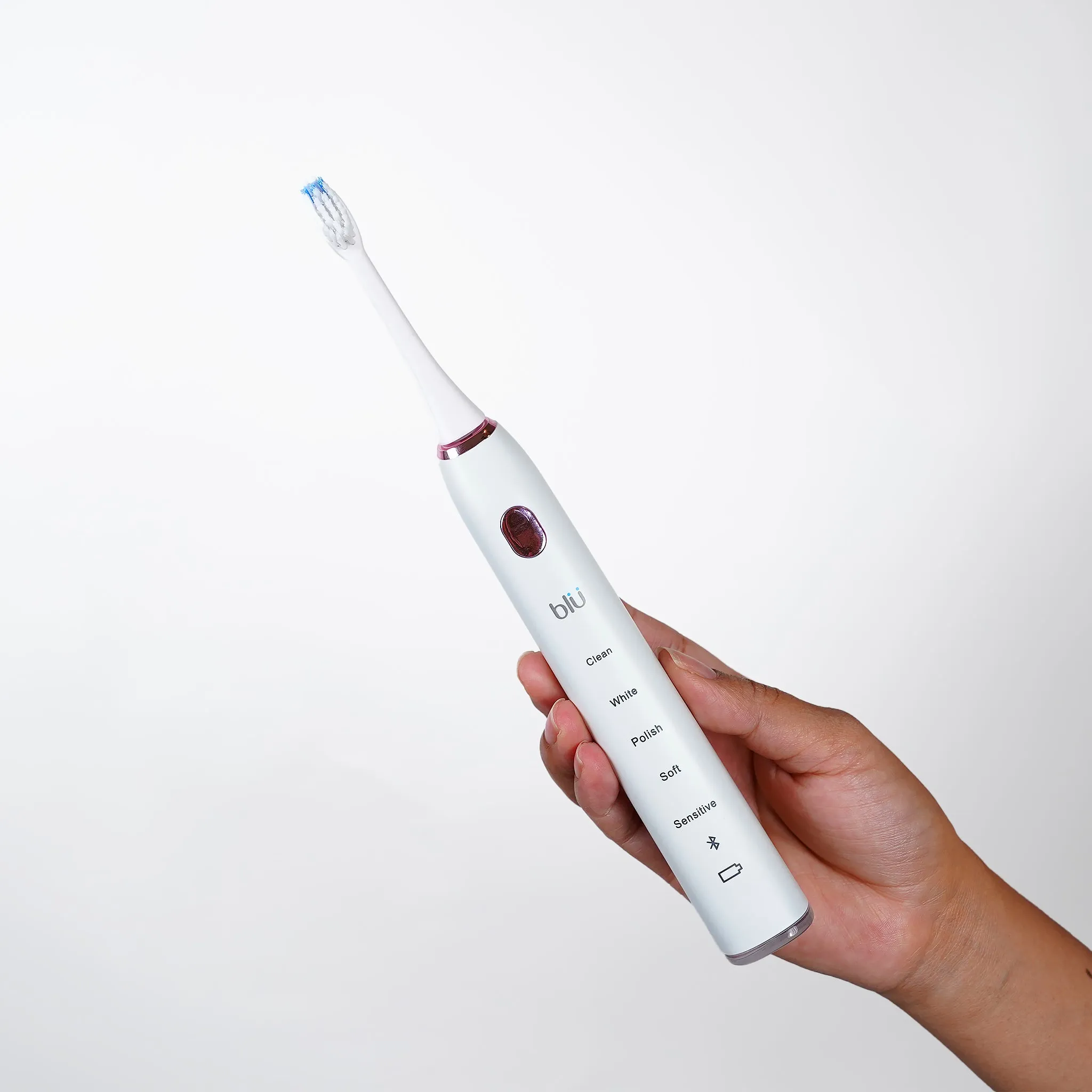 Practice Sample of BLU Smart Toothbrush and APP (White Rose)