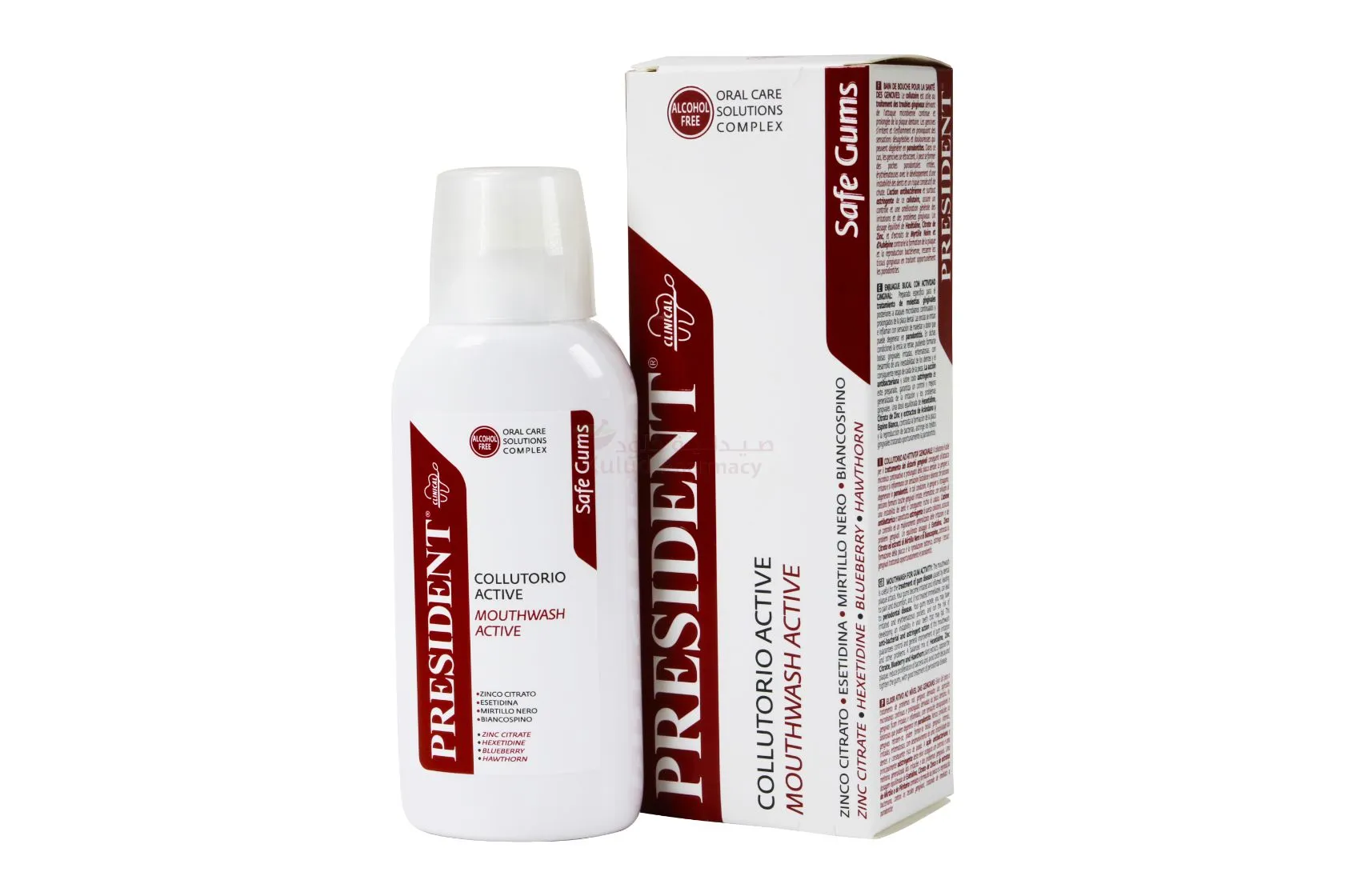 President Active M/W 250 Ml Mouth Wash 250 ML