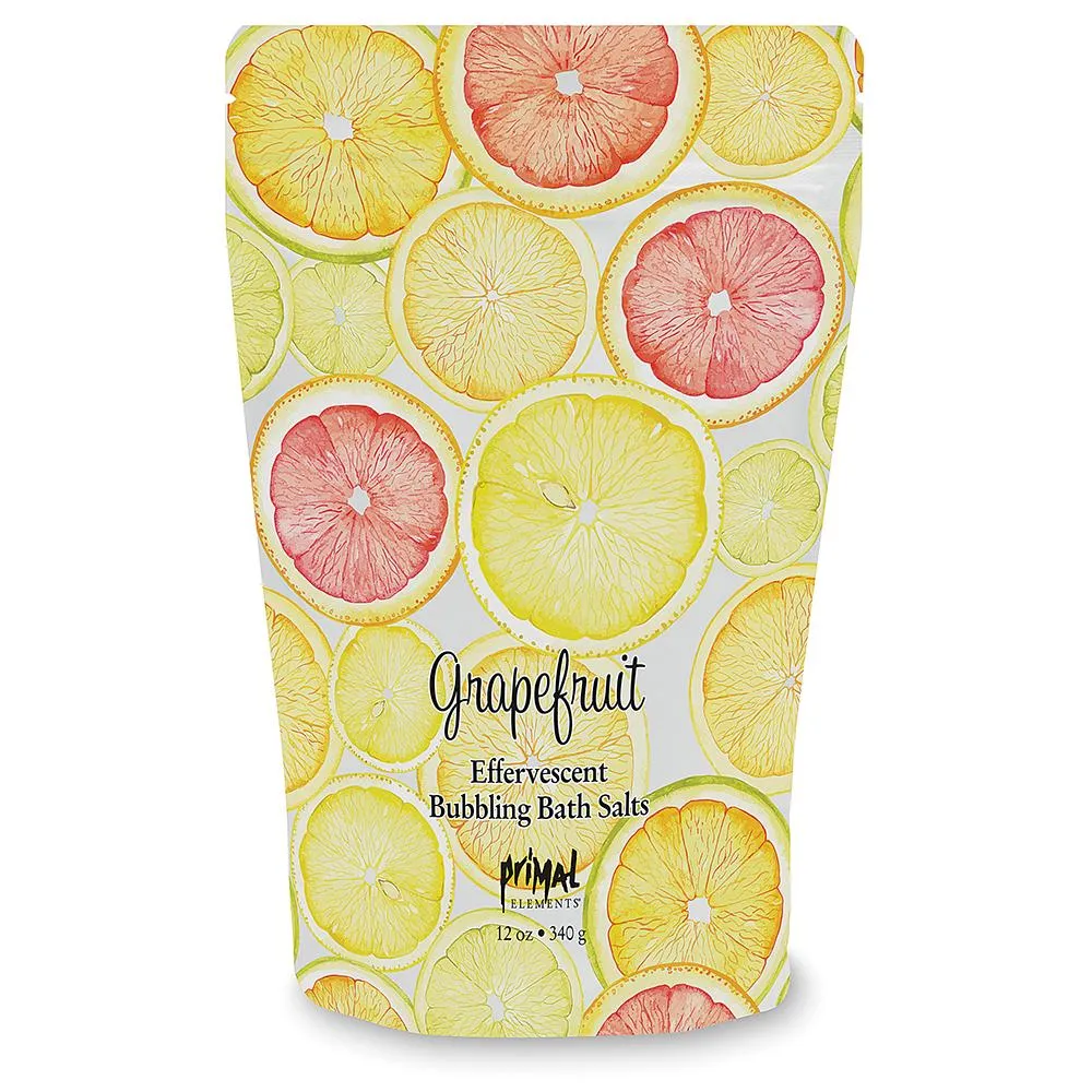 Primal Elements Grapefruit Bubbling Bath Salts