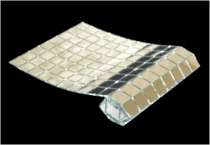 PRISMA Mirror Tile Sheet 1" Polaris Clear x 23.5 Sq 101-08