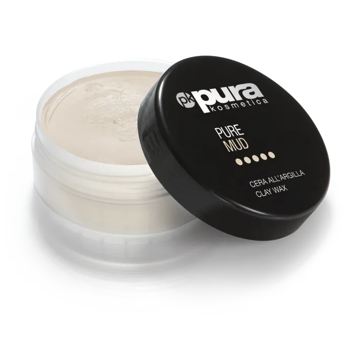 Pura Kosmetica Pure Mud Clay Wax - Extra Strong Hold, 100ml