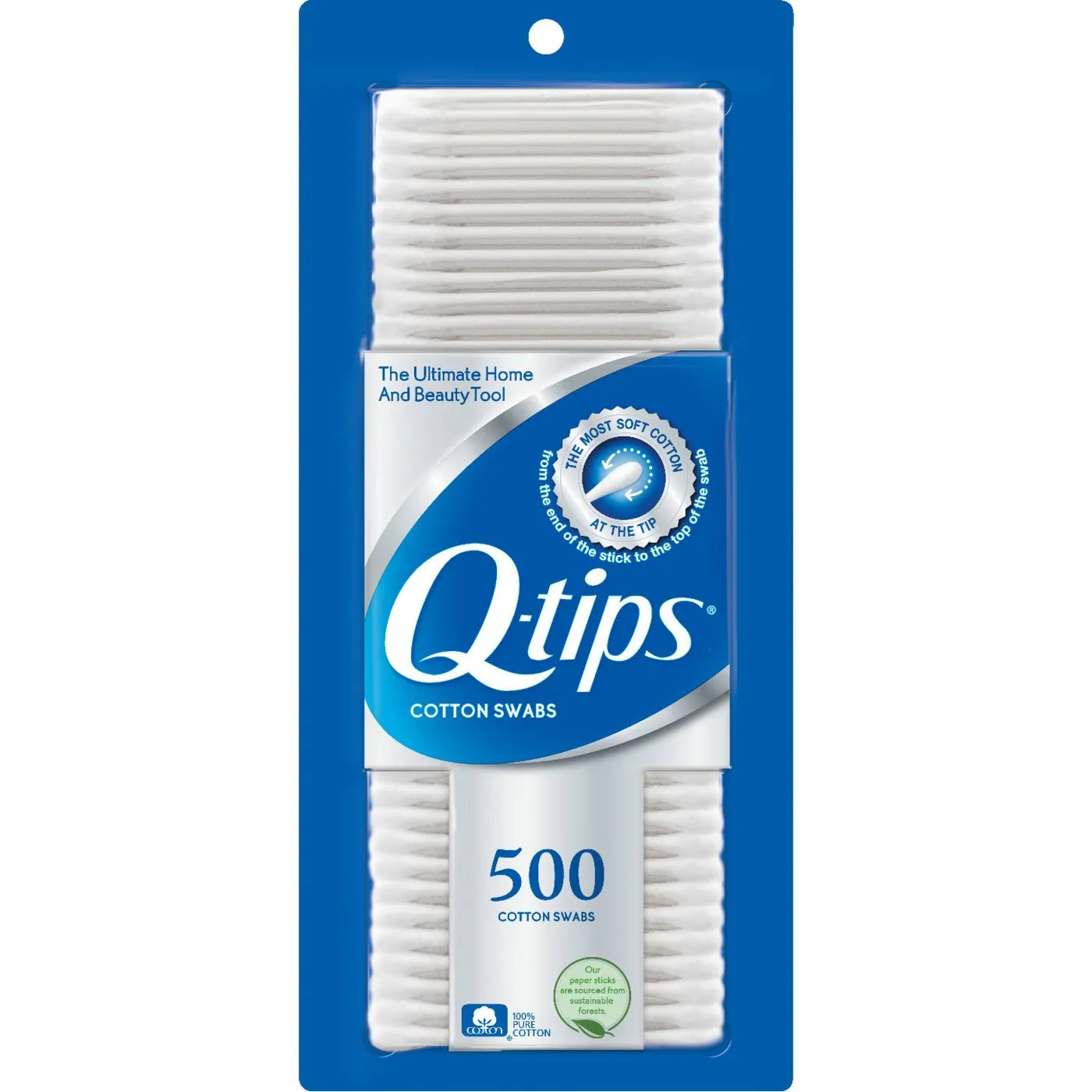 Q-Tips Cotton Swabs, 500 Count