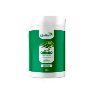 Quiabo Okra Moisturizing Hair Oiliness Control Shine Treatment Mask 1Kg - Paiolla