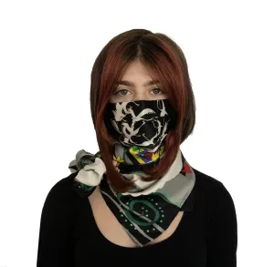 "Hush" Swans Fairytale Theme Fashion Silk Face Mask