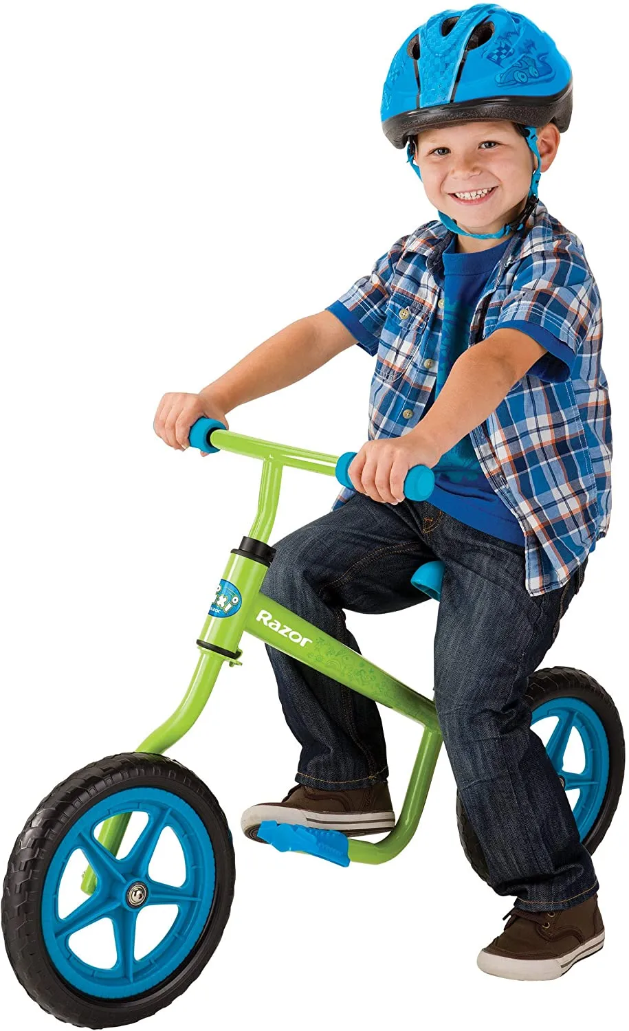 Razor Kixi Balance Bike, Blue/Green