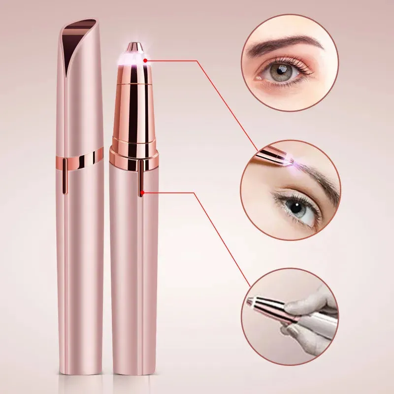 Rechargable Painless women hair removal eye brow hair remover