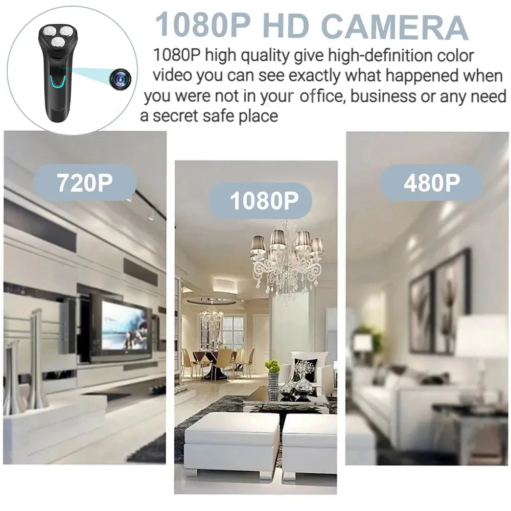 Rechargeable Shaver SpyCam
