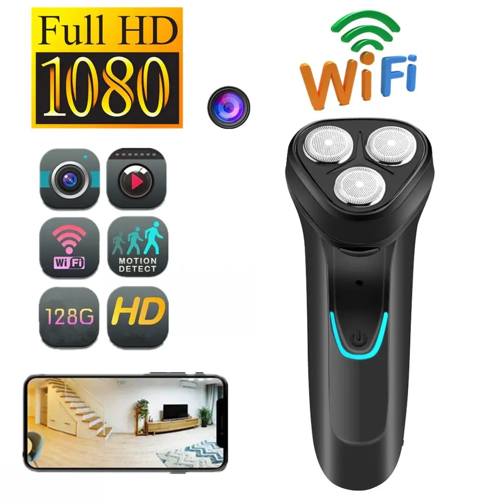 Rechargeable Shaver SpyCam